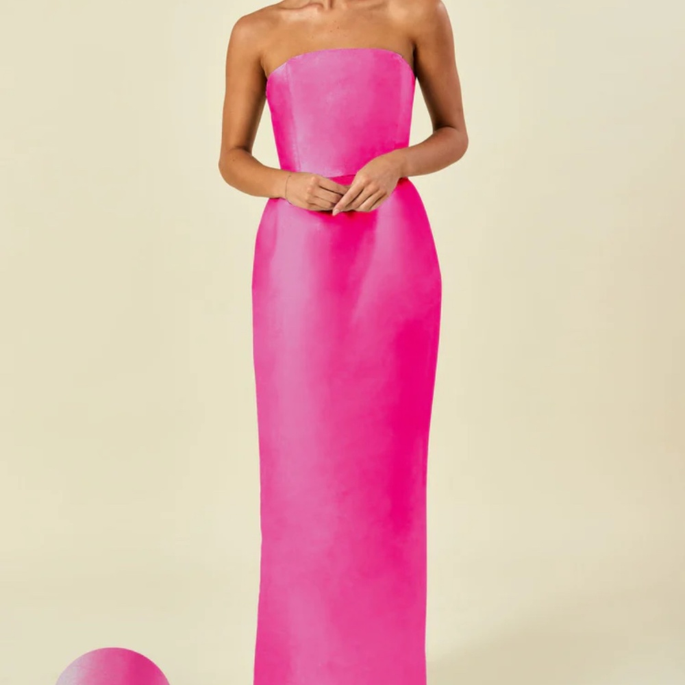 LulaKate Hannah Bodice With Brunch Skirt Long in Shantung